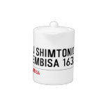 DJ SHIMTONIC TEMBISA 1632  Teapots