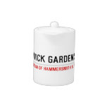 Westwick Gardens  Teapots