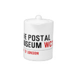 the postal museum  Teapots