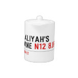 Aaliyah's  Lane  Teapots