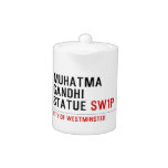 muhatma gandhi statue  Teapots