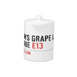 Vixen's Grape Lane  Avenue  Teapots