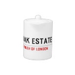 Old Oak estate  Teapots