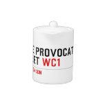 CAKE PROVOCATEUR  STREET  Teapots