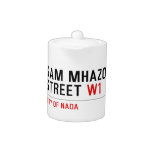 Sam Mhazo Street  Teapots