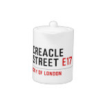 Creacle Street  Teapots