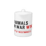 animals in war  Teapots
