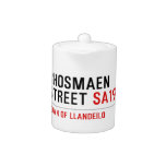Rhosmaen Street  Teapots