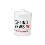EEFTING MEWS  Teapots