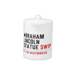 abraham lincoln statue  Teapots