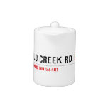 buffalo creek rd.  Teapots