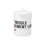 Upper Middle Management Lane  Teapots