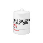 SQUAD ONE SOUND INTERNATIONAL   Teapots