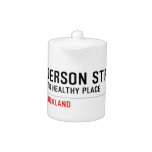 SANDERSON STREET  Teapots