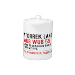 Intorrek Lane   Teapots