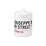 18th Giuseppe B-Day OXFORD STREET  Teapots