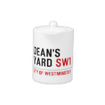 Dean's yard  Teapots