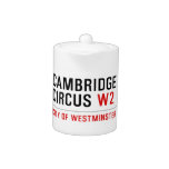 Cambridge Circus  Teapots
