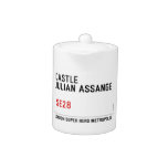 CASTLE  JULIAN ASSANGE    Teapots