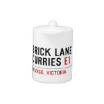 brick lane  curries  Teapots