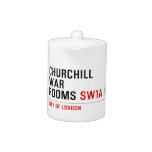 Churchill war rooms  Teapots