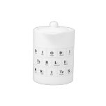 Periodic
 Table
 Writer  Teapots