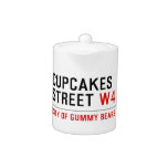 cupcakes Street  Teapots