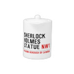 sherlock holmes statue  Teapots