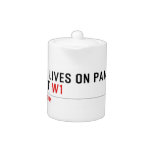 Jenny lives on pancake Street  Teapots