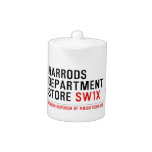 HARRODS DEPARTMENT STORE  Teapots