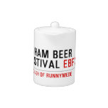 EGHAM BEER FESTIVAL  Teapots