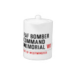 raf bomber command memorial  Teapots