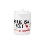 willie isa Street  Teapots