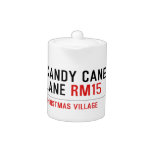 Candy Cane Lane  Teapots