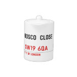 BOSCO  CLOSE    Teapots