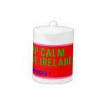 keep Calm Love Ireland  Teapots