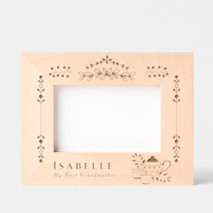 Teapots and Cups  Engraved Frames