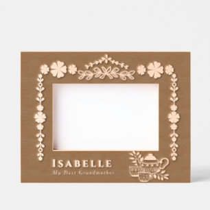 Teapots and Cups  Engraved Frames