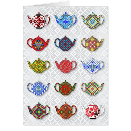 Teapots Cards (Front)
