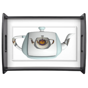 Teapots On Teapots Serving Tray