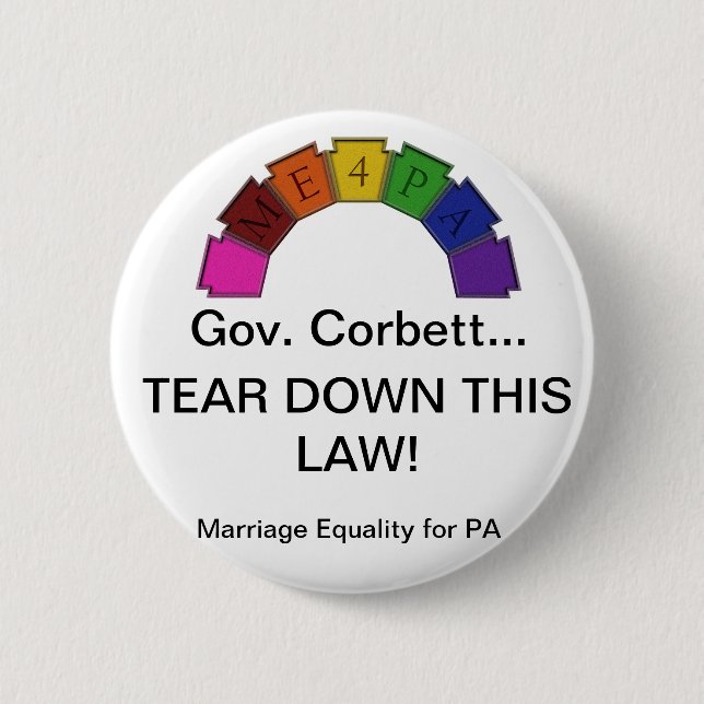 Tear down this Law button (Front)