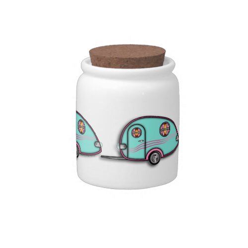 Tear Drop RV Trailer Snack or Candy Jar