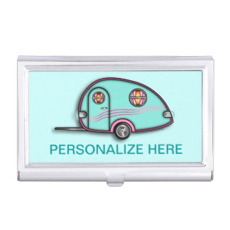 Tear Drop RV Travel Trailer BUSINESS CARD HOLDER