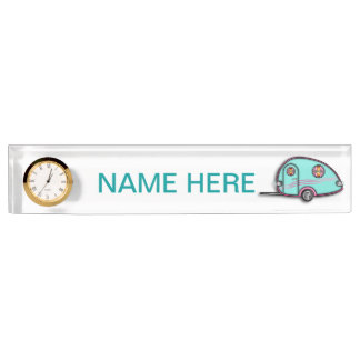 Tear Drop RV Travel Trailer NAME PLATES