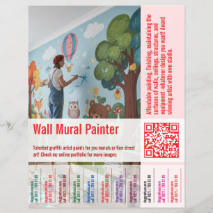 Tear-Off Flyer Hiring Flyer for Painters & Decor