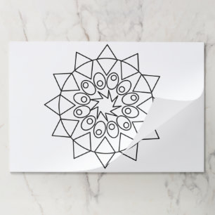 Tearaway Pad - Simple Mandala Design