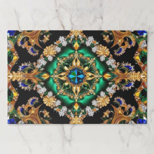 Tearaway paper pad with Brazilian Colors