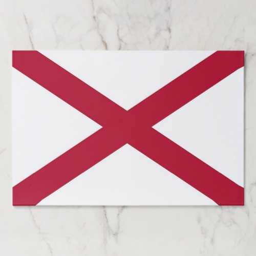 Tearaway paper pad with Flag of Alabama USA