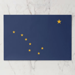 Tearaway paper pad with Flag of Alaska, USA