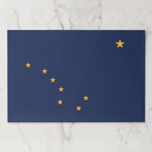 Tearaway paper pad with Flag of Alaska USA